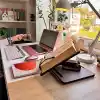 Vigo Wood - DYKOS Yükseklik Ayarlanabilir Katlanabilir 360º Dönebilen Kitap Okuma ve Laptop Standı