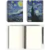 Vincent Van Gogh/The Starry Night,1889 | Spiralli Defter 02 | A5 | Çizgisiz | 100 Sayfa | Sanat