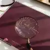 Süresiz Haftalık Spiralli Masaüstü Planlayıcı 24x34 cm - Desk Planner Bordo