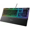 Steelseries Apex 3 Gaming Klavye, 10 Bölgeli Rgb Aydınlatma, Sessiz Switch, Ip32 Sıvı Dayanıklılık, Premium Manyetik Bilek Desteği, Türkçe Qwerty