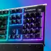 Steelseries Apex 3 Gaming Klavye, 10 Bölgeli Rgb Aydınlatma, Sessiz Switch, Ip32 Sıvı Dayanıklılık, Premium Manyetik Bilek Desteği, Türkçe Qwerty