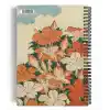 Katsushika Hokusai/Cuckoo and Azaleas,1834 | Spiralli Defter 26 | A5 | Çizgili | 100 Sayfa | Okul (Düz)