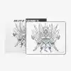 Klasse Blitz Speed Series 480x400x4 mm E-Sports Gaming Oyuncu Mouse Pad (G-Bear White)