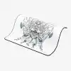 Klasse Blitz Speed Series 480x400x4 mm E-Sports Gaming Oyuncu Mouse Pad (G-Bear White)
