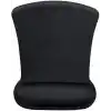 ErgoComfort Bilek Destekli Mouse Pad Ergonomik Mouse Altlığı Kaymaz Taban Bilek Koruyucu Bilgisayar Ofis Oyuncu Mousepad Siyah
