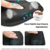 ErgoComfort Bilek Destekli Mouse Pad Ergonomik Mouse Altlığı Kaymaz Taban Bilek Koruyucu Bilgisayar Ofis Oyuncu Mousepad Siyah