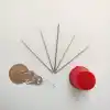 Ceysa Store Dikiş Nakış Kiti, 24 Adet Dikiş İpi Seti, 5 Adet Dikiş İğnesi, İp Geçirici, Yüksük, İplik Seti (Set-1)