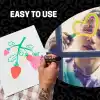 Posca Full Set 8 Akrilik Boya Kalemi Ters Çevrilebilir Orta Uçlu Kalem Uçları, Posca Kalemleri Kaya Boyama, Kumaş, Cam Boya, Metal Boya ve Grafiti için Akrilik Boya İşaretleyicileridir