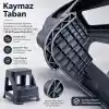 İki Basamaklı Kaymaz Büyük Boy Tabure - 120 KG Taşıma Kapasiteli - Basamaklı Tabure - Sert Plastik 42x44x44 cm