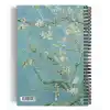 Vincent Van Gogh/Almond Blossom,1890 | Spiralli Defter 21 | A5 | Çizgili | 100 Sayfa | Okul (Düz)
