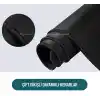 Klasse Pro - 5 Farklı Model Dikişli Kenar 120x60 cm Oyuncu Gaming Mouse Pad (Dark Grey Map Lines)