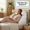 Viscoelastik Reflü Yastığı - Ameliyat Sonrası Uyku ve Dinlenme - Cerrahi Sonrası için 7si 1 Arada Üçgen Yastık Takozu Hafızalı Köpük, Kama Horlama Yastığı,Yıkanabilir Kılıf