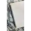 Fark Tanıtım 2li Çizgisiz Not Defter, A5 Boyut (15x21 cm), 60 Yaprak Planlama, Siyah ve Kraft Kapaklar, Ofis İçin İdeal