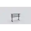 adornist - Yüksekliği Ayarlanabilir Ergonomik Bilgisayar & Çalışma Masası - Tek Motorlu (2 Hafızalı) (Beyaz, 120 * 60)