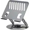 Minesk Macbook ve Laptop Standı 360 Derece Dönebilen Boyutu Ayarlanabilir Alüminyum Alaşım Ergonomik Tasarım Bilgisayar Tutucu (Bilgisayar Standı)