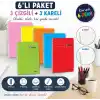 Etika A5 Spiralli Okul Defteri - 6’lı Paket