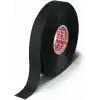 Badem10 Tesa Tüylü Bant Polyester Bez Kablo Sarma Bandı 19 mm x 15 Metre Siyah