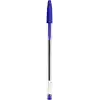 BIC Cristal Orijinal Tükenmez Kalem, Orta Uçlu (1,00 mm), Altıgen Şaft ve Uygun Kapaklı - Mavi, Her Biri 10 Adet Karton Kutu