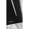 Fark Tanıtım Spiralli Defter, Siyah Kapaklı, A5 Boyutunda (15x21 cm), 100 Yaprak (Çizgili)