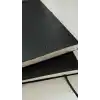 Fark Tanıtım Defter, Çizgisiz Not Defteri, Siyah Termo Deri Kapaklı Çizgisiz Not Defter, 128 Yaprak A5 Planlama Not Defteri, Ofis ve Kırtasiye, Plan, Notebook (14cm x 21 cm)