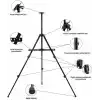 Temel Katlanabilir Metal Tripod Şövale - Ayarlanabilir, Taşıma Çantalı, Siyah