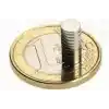 hdg 100 Adet Çap 6mm X Kalınlık 1mm Yuvarlak Süper Güçlü Neodyum Mıknatıs