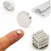 hdg 100 Adet Çap 6mm X Kalınlık 1mm Yuvarlak Süper Güçlü Neodyum Mıknatıs