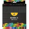 Adel Blackline 24lü Kuru Boya Kalemi,Parlak Renkler, Dayanıklı Uçlar, Ergonomik Tasarım