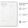 PATARA Daily Planner, Tarihsiz Günlük Ajanda, Masaüstü Planlayıcı, Spiralli
