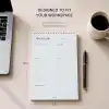 PATARA Daily Planner, Tarihsiz Günlük Ajanda, Masaüstü Planlayıcı, Spiralli