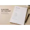 PATARA Daily Planner, Tarihsiz Günlük Ajanda, Masaüstü Planlayıcı, Spiralli