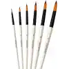 Hannah 6LI Liner Resim Sanat Fırça Seti Akrilik Guaj Yağlı Suluboya