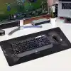 McStorey Dünya Haritası Mouse Pad 60x30 cm, Gaming Masa Pedi 3 mm, Kaymaz Kauçuk Tabanlı Desk Mat, Dikişli Kenar Kumaş Yüzey, Klavye ve Mouse Altlığı, Oyuncu ve Ofis Masası için Siyah