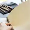A4 Siyah Kraft Kapak Eskiz Defteri 60 Yaprak 140 gr. Perforajlı Sketch Book