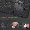 McStorey Dünya Haritası Mouse Pad 60x30 cm, Gaming Masa Pedi 3 mm, Kaymaz Kauçuk Tabanlı Desk Mat, Dikişli Kenar Kumaş Yüzey, Klavye ve Mouse Altlığı, Oyuncu ve Ofis Masası için Siyah