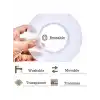 PDAteknoloji Su Sızdırmaz Çift Taraflı Şeffaf Bant 5 Metre Ekstra Güçlü Yıkanabilir İnce Nano Bant Genişlik 30mm Kalınlık 1mm Halı Ev Mutfak Banyo Araba Ofis için LTS-BND07