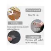 PDAteknoloji Su Sızdırmaz Çift Taraflı Şeffaf Bant 5 Metre Ekstra Güçlü Yıkanabilir İnce Nano Bant Genişlik 30mm Kalınlık 1mm Halı Ev Mutfak Banyo Araba Ofis için LTS-BND07