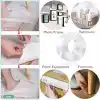 PDAteknoloji Su Sızdırmaz Çift Taraflı Şeffaf Bant 5 Metre Ekstra Güçlü Yıkanabilir İnce Nano Bant Genişlik 30mm Kalınlık 1mm Halı Ev Mutfak Banyo Araba Ofis için LTS-BND07