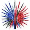 Pensan Büro 2270 Tükenmez Kalem, 1.0 mm Medium Uç, Mavi, Ofis, Okul ve Kırtasiye Kullanımı için Akıcı Yazım Kalemi (siyah 10 - mavi 10 - kırmızı 10)