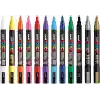 Uni Posca Markör Kalem 3M Set 0.9-1.3 mm Keçe Uçlu (12li Set)