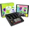 PAGOS Sulu boya seti, profesyonel 36 sabit pigment boyama kutusu, yüksek pigmentasyon, sanatçılar, öğrenciler, yetişkinler için 12 sulu boya kağıdı