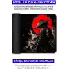 Baskılı Dijital Tasarımlı Oyuncu Mouse Pad, Kaymaz Taban, Dikişli Gaming Mouse Pad Samurai 50x40 Cm