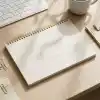 Fark Tanıtım | Paperto. 12 Aylık Spiralli Tarihsiz Haftalık Planlayıcı, A4 (21 × 29,7 cm), 52 Yaprak, 110 gr Ivory Kağıt, Haftalık Plan İngilizce