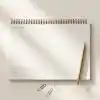 Fark Tanıtım | Paperto. 12 Aylık Spiralli Tarihsiz Haftalık Planlayıcı, A4 (21 × 29,7 cm), 52 Yaprak, 110 gr Ivory Kağıt, Haftalık Plan İngilizce