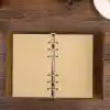 Retro Vintage yapraklı not defteri, klasik PU deri kapak, seyahat defteri, travel journal, günlük, seyahat günlüğü, doldurulabilir eskiz defteri, Sketchbook, 130x185mm