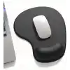 ErgoPad Bilek Destekli Ergonomik Kaymaz Taban Mouse Pad, Masa Pedi Siyah