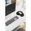 ErgoPad Bilek Destekli Ergonomik Kaymaz Taban Mouse Pad, Masa Pedi Siyah
