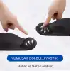 ErgoPad Bilek Destekli Ergonomik Kaymaz Taban Mouse Pad, Masa Pedi Siyah