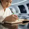LEGO Star Wars ışın kılıcı jel kalem seti – 4 jel kalem, kırmızı, mavi, yeşil ve mor, ışın kılıcı tasarımlı, resmi hayran ürünü, 6 yaş ve üzeri çocuklar için hediye