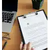 A4 Kapaklı Sekreterlik Siyah, Bloknot Yazı Tablası, Clipboard